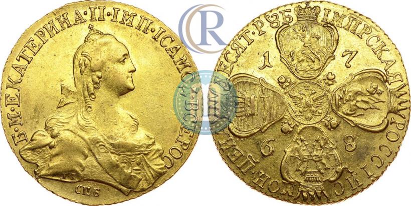 Picture 10 roubles 1768 year СПБ 