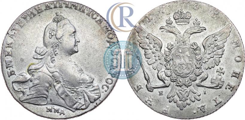 Picture 1 rouble 1768 year ММД-EI 