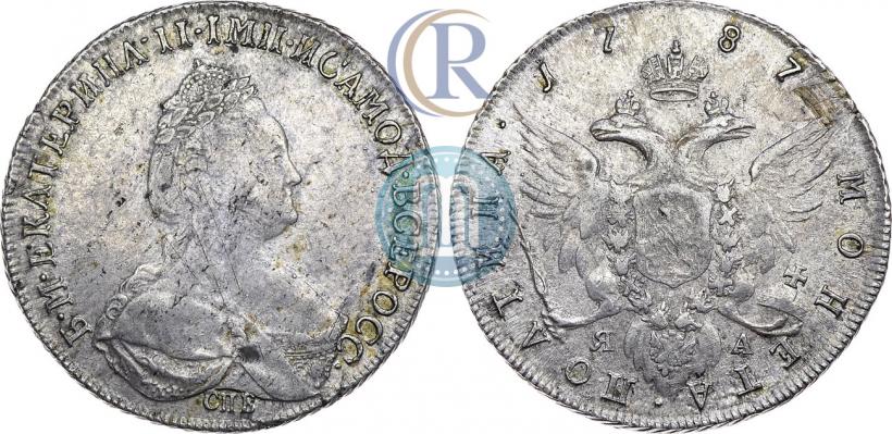 Picture Poltina 1787 year СПБ-ЯА 