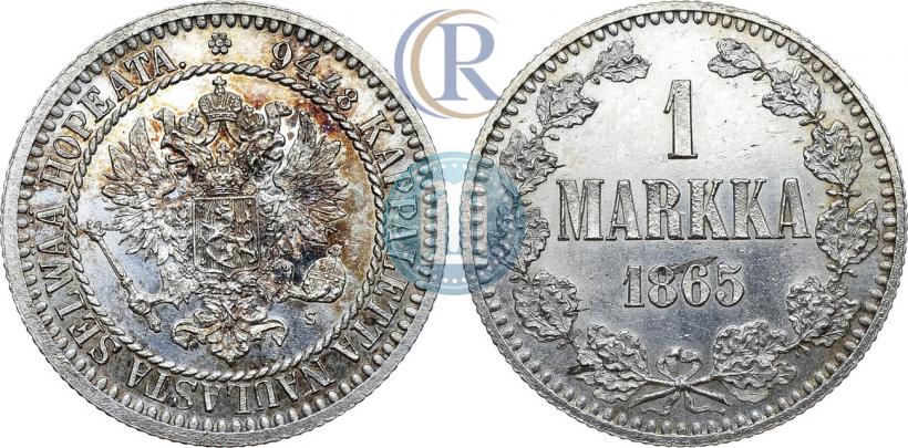 Фото 1 марка 1865 года S 