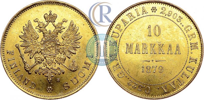 Picture 10 markkaa 1879 year S 