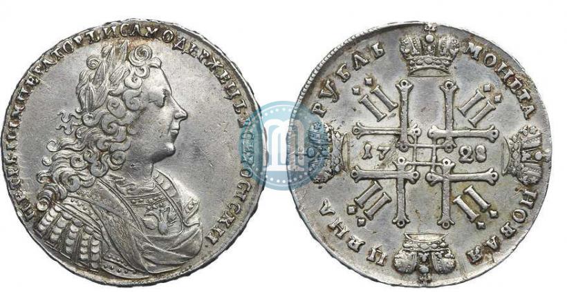 Picture 1 rouble 1728 year  "Type of 1728"