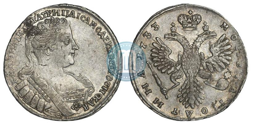 Picture Poltina 1733 year  