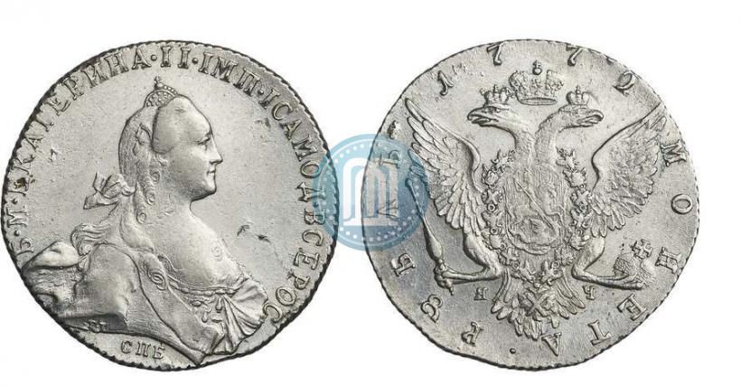 Фото 1 рубль 1772 года СПБ-ЯЧ-Т.I. 