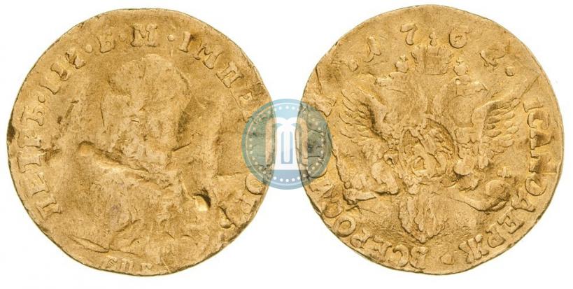 Picture 1 ducat 1762 year СПБ 