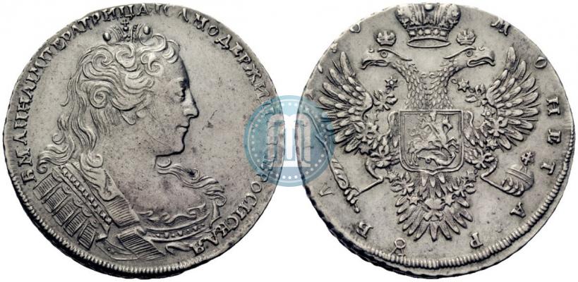 Фото 1 рубль 1730 года  