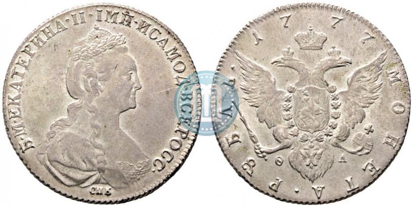 Picture 1 rouble 1777 year СПБ-ФЛ 