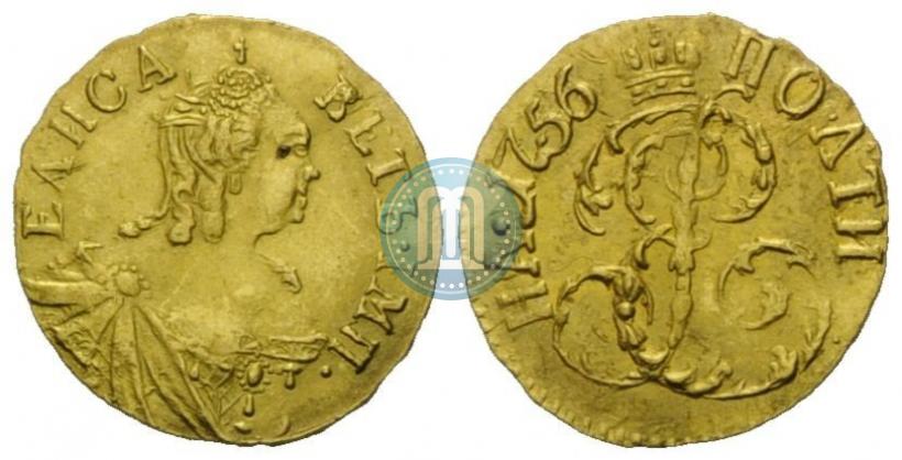 Фото Полтина 1756 года  