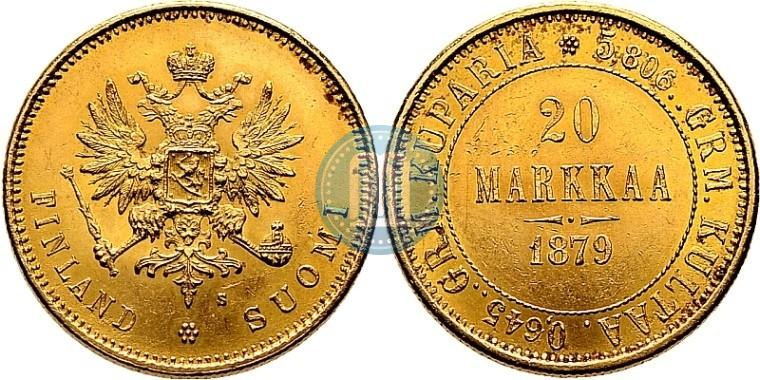 Picture 20 markkaa 1879 year S 