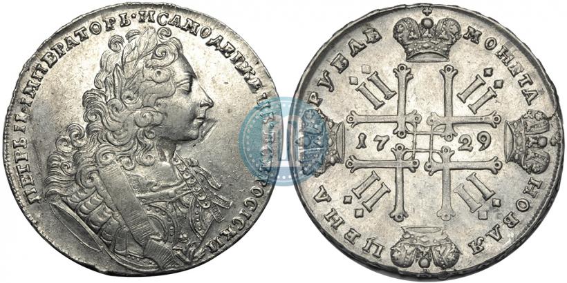 Picture 1 rouble 1729 year  "Type of 1729"
