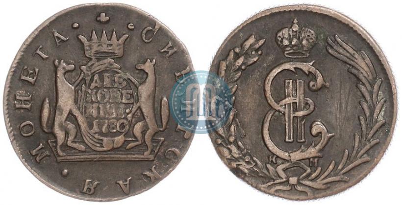 Picture 2 kopecks 1780 year КМ 