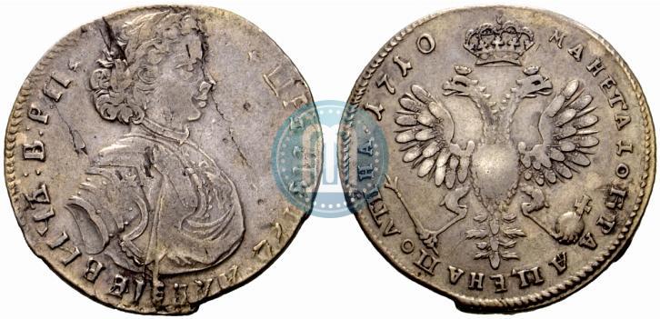 Picture Poltina 1710 year  "Portrait of 1707"