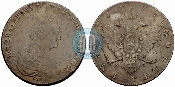 Picture 1 rouble 1777 year СПБ-ФЛ 
