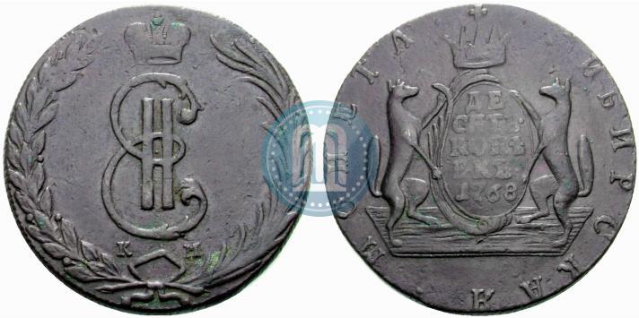 Picture 10 kopecks 1768 year КМ 