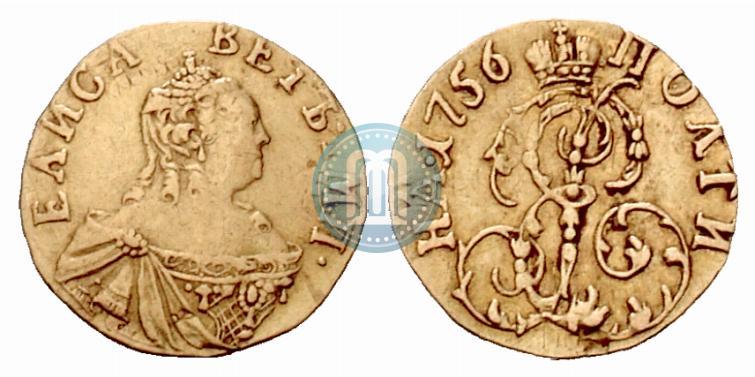 Фото Полтина 1756 года  