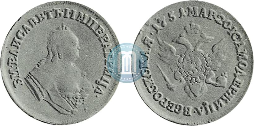 Picture 2 ducats 1751 year  "Eagle on the reverse"
