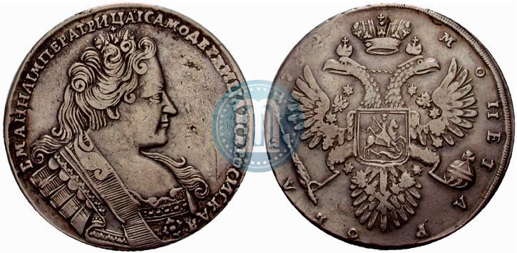 Picture 1 rouble 1732 year  