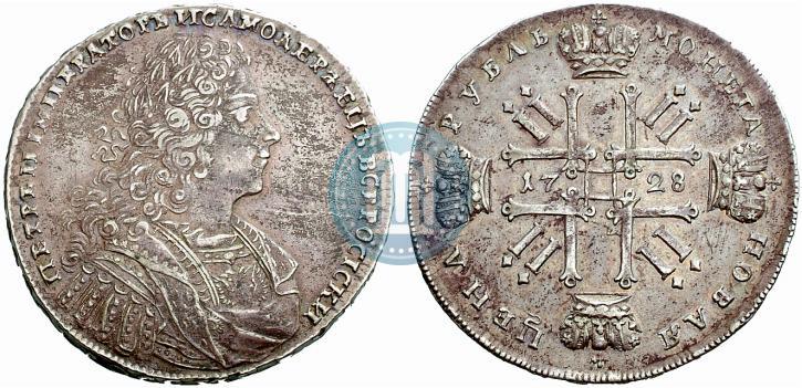 Picture 1 rouble 1728 year  "Type of 1728"