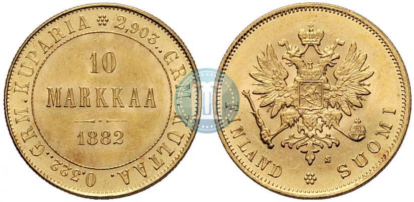 Фото 10 марок 1882 года S 