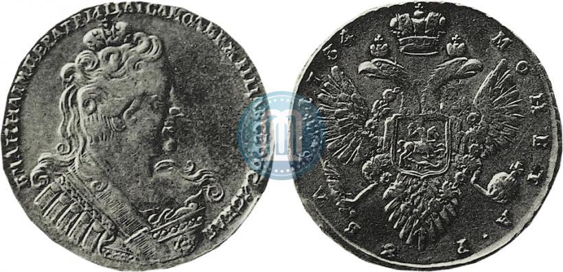 Picture 1 rouble 1734 year  "Type of 1732"