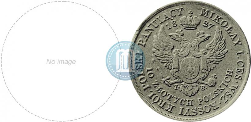 Picture 10 złotych 1827 year IB 