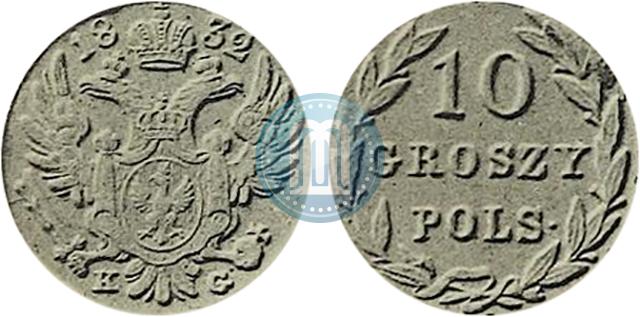Picture 10 groszy 1832 year KG 