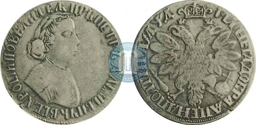 Picture Poltina 1704 year  "Portrait by F. Alekseev"