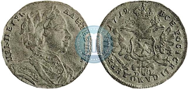 Picture 1 ducat 1712 year D-L-G 