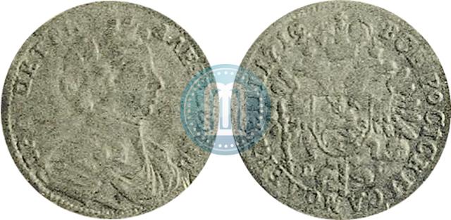 Picture 1 ducat 1713 year D-L 