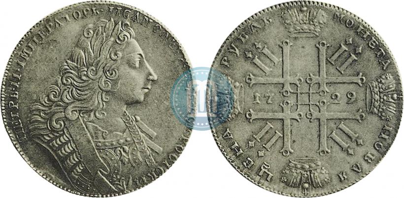 Picture 1 rouble 1729 year  "Type of 1729"