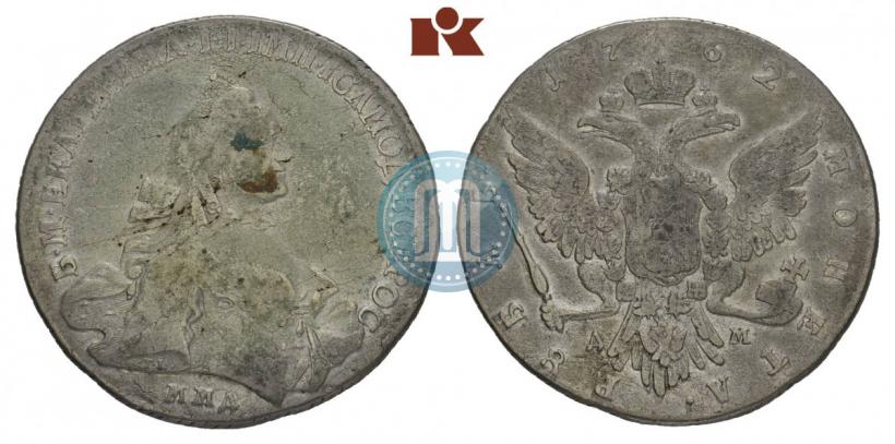 Picture 1 rouble 1762 year ММД-ДМ 