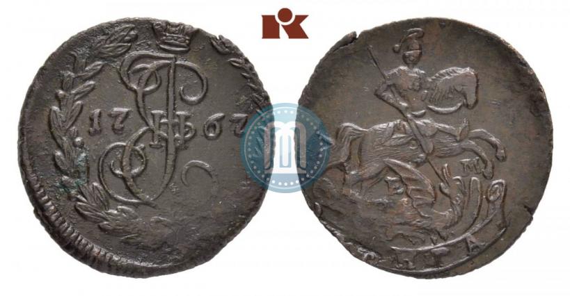 Фото Денга 1767 года ЕМ 
