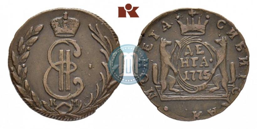 Фото 1 копейка 1775 года КМ 