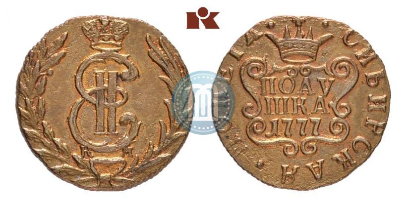 Фото Полушка 1777 года КМ 