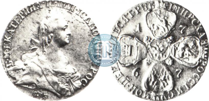 Picture 10 roubles 1768 year СПБ 