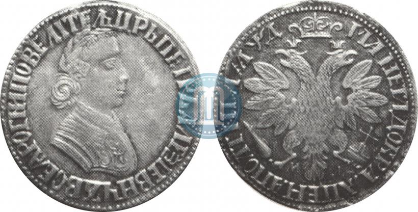 Picture Poltina 1704 year МД "Portrait by F. Alekseev"