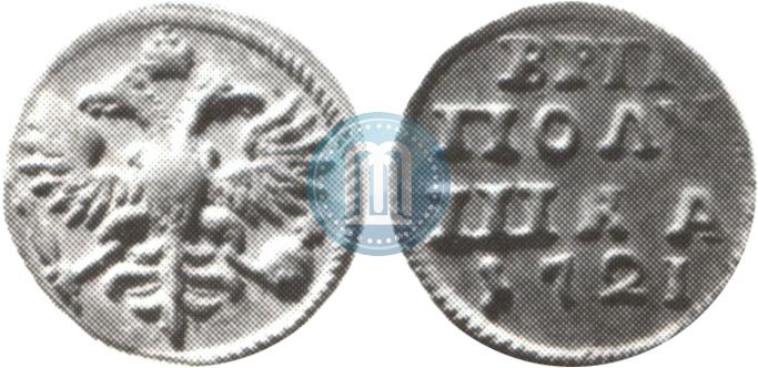 Фото Полушка 1721 года  