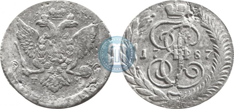 Фото 5 копеек 1787 года ТМ 