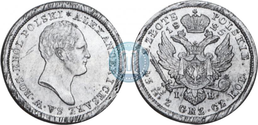 Picture 2 złote 1825 year IB 