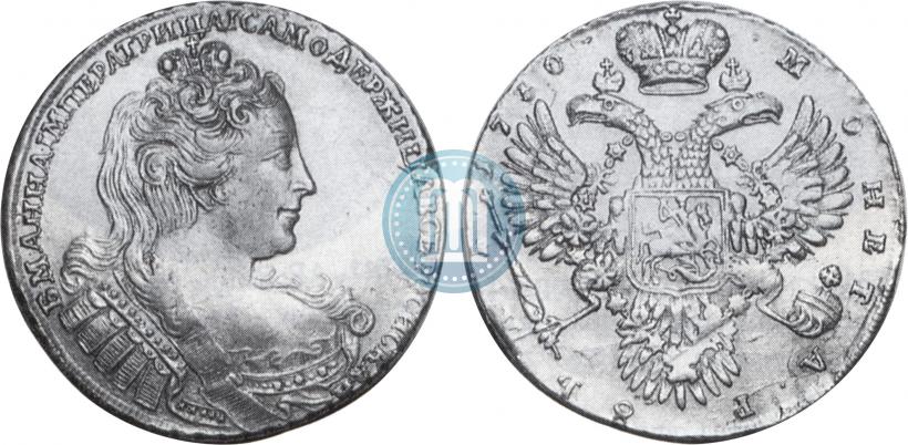 Фото 1 рубль 1730 года  