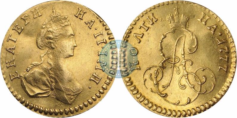 Фото Полтина 1777 года  
