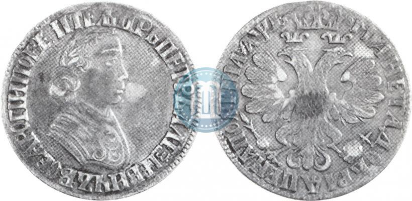 Picture Poltina 1705 year  "Portrait by F. Alekseev"