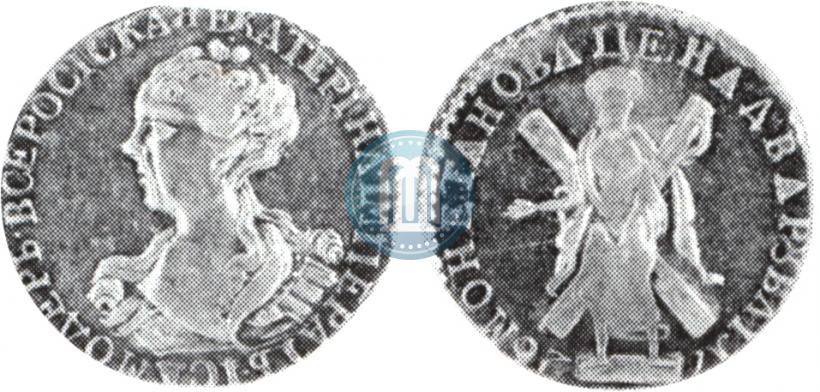 Picture 2 roubles 1726 year  
