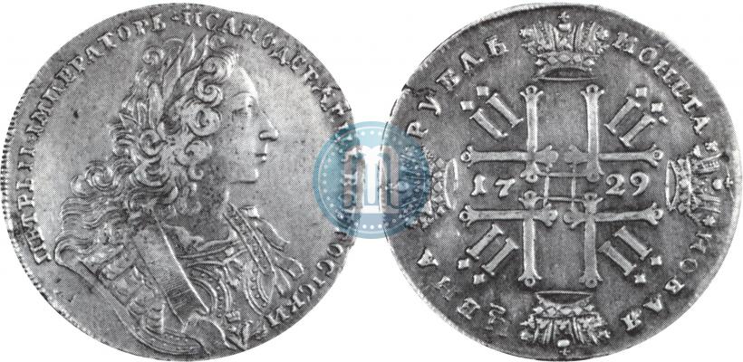 Picture 1 rouble 1729 year  "Type of 1729"