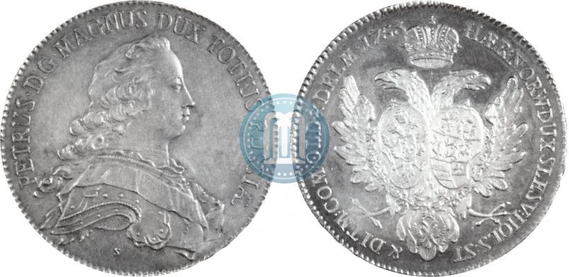 Picture Thaler 1753 year P "Albertusthaler"