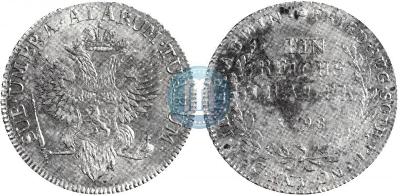 Picture Ein reichsthaler 1798 year  "Dutchy of Jever"