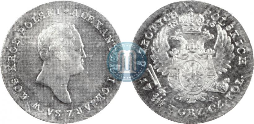 Picture 5 złotych 1816 year IB 
