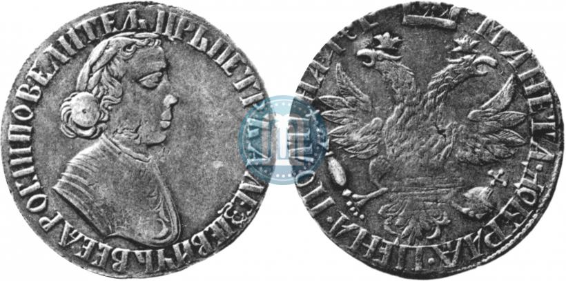 Picture Poltina 1703 year  "Portrait by F. Alekseev"