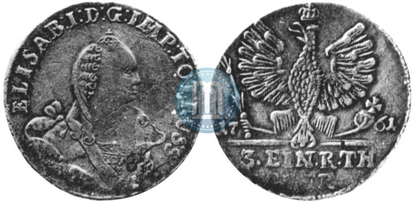 Picture 1/3 Thaler 1761 year  