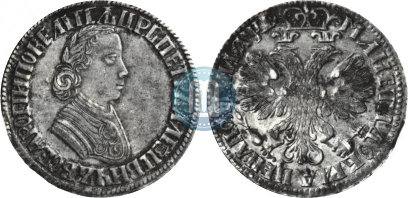 Picture Poltina 1705 year  "Portrait by F. Alekseev"